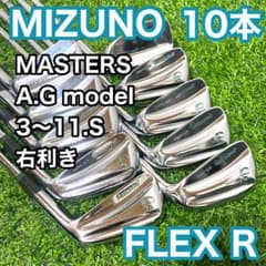 ミズノ マスターズ AGモデル アイアン 右 R 10本 ゴルフクラブ メンズ