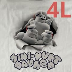 고스트 버스터즈 마시마 로만 자수 T 셔츠 여성 4L 아베일