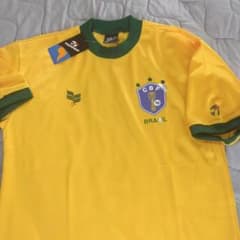 82年スペインWM大会ブラジル代表ホーム用半袖Bタイプ:TOPPER社サイズ2L 