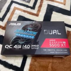 グラフィックボード ASUS AMD RADEON RX 5500XTのサムネイル
