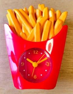 マクドナルド　アナログ　目覚まし　置時計　ポテトクロックのサムネイル