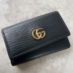 GUCCI GGマーモント キーケース ブラックのサムネイル