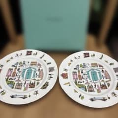 ティファニー 皿 Tiffany & Co.陶器プレート2枚セット - メルカリ