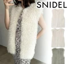 snidel／バリエフェイクファージレ／ファーベスト - メルカリ