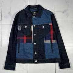 BLACK LABEL CRESTBRIDGE パッチワークデニムジャケット M - メルカリ