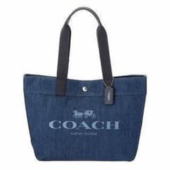 コーチ COACH トートバッグ デニム キャンバス COACH ロゴ トートのサムネイル