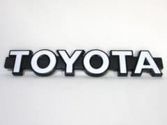 TOYOTA トヨタ グリル エンブレム ホワイト ランクル プラド 