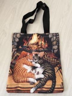 cat tote bag eco bag
