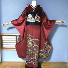 振袖フルセット 高身長 手描き友禅 成人式振袖 振袖 裄丈68 コシノ