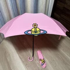 希少 ヴィヴィアンウエストウッド 折りたたみ傘 ピンクビッグオーブ