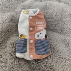 SNOOPY 犬用 ベスト ワッフル素材　3Ｓのサムネイル