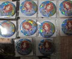 五等分の花嫁 中野三玖 ストリートパーカー 缶バッジ gigo限定 10個