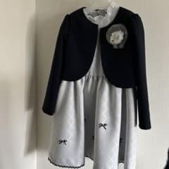 入学式　卒業式　120cm セレモニーワンピースのサムネイル