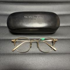 Oh My Glasses Elena seem 鯖江 メガネ ブラウンゴールドのサムネイル