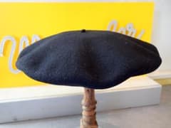 美品´ ブエナビスタ BUENA VISTA x BEAMS購入 ベレー帽 黒