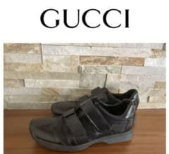 28.5cm グッチ GUCCI スニーカー 黒 サイズ9ハーフ サイズ9.5 - メルカリ