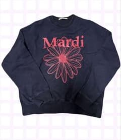 Mardi Mercrediネイビー 花柄トレーナー スウェットのサムネイル