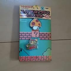 スーパーマリオブラザーズ ピンズセット バッジ レアのサムネイル