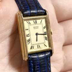 稼働 SEIKO セイコー 80s ヴィンテージ腕時計 タンク スクエア - メルカリ