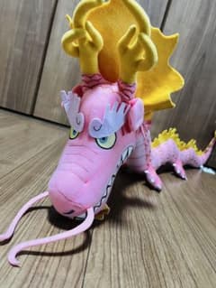 ワンピース めちゃながぬいぐるみ モモの助 大龍ver ぬいぐるみ＆色紙セット