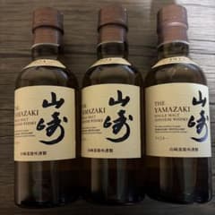 サントリー シングルモルトウイスキー 山崎 180ml 3本セット - メルカリ