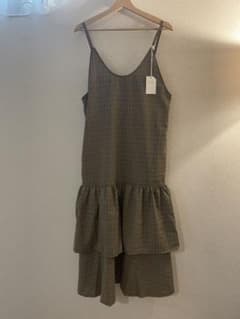 tiered plaid cami op / lawgyのサムネイル