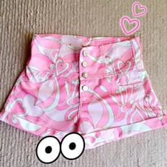 マーブルカラーハイウエストショートパンツ⑅◡̈*のサムネイル