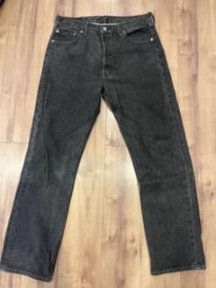 Levi's 501 先染めブラック　USA W36 L32のサムネイル