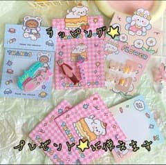 ハンドメイド　ヘアクリップ台紙　可愛いヘアピン台紙　opp袋付き　ラッピングのサムネイル