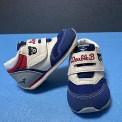 미품 미키 하우스 · 더블 bMIZUNO 콜라보 아기 신발 13.5cm