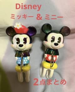 2点まとめ】ディズニー 洗濯バサミ アミューズメント品 ミッキーマウス