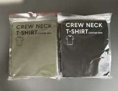 ジーユー　MENS コットンカラークルーネックTシャツ　2枚組のサムネイル