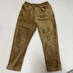 無印キッズ コーデュロイ110cm ロングパンツ ブラウンのサムネイル