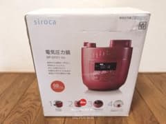 新品未開封】siroca 電気圧力鍋 SP-D121 レッド - メルカリ