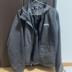 Stüssy フード付きナイロンジャケット M ブラックのサムネイル