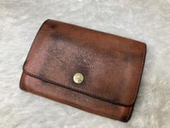 イルビゾンテ　ブラウンレザー 二つ折り財布