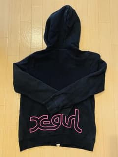 xgirl 黒 フルジッパー パーカーのサムネイル