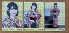 乃木坂46 筒井あやめ 生写真 真夏の全国ツアー2026 浴衣 3種 コンプ