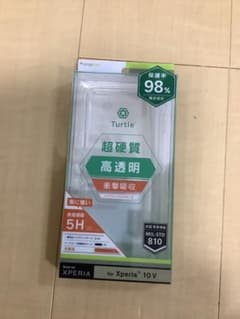 Turtle Xperia 10 V用ケース 高透明 MIL-STD 810のサムネイル
