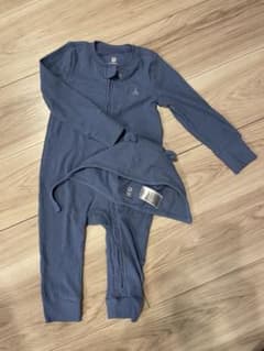 babyGAP ロンパース くま耳フード付き ブルーのサムネイル