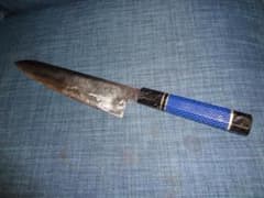 1点もの 青龍 67層ダマスカス VG10ステンレス鋼 牛刀230mm USED