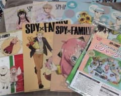 SPY×FAMILY 클리어 파일 레저 시트 정리