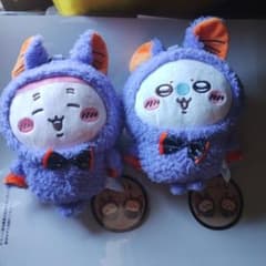 ちいかわ ハロウィンがまぐちポーチ カニちゃん モモンガ セットのサムネイル