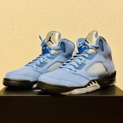 AIR JORDAN 5 UNC UNIVERSITY BLUE 29cmのサムネイル