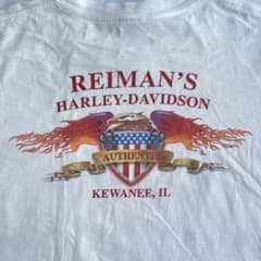【2000s】Harley-Davidson ドラゴン ポケット Tシャツ Lのサムネイル