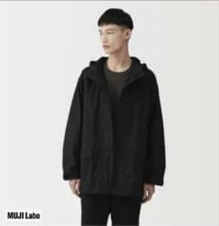 MUJI Labo コットンライトキャンバス フーデッドブルゾン 黒L - メルカリ