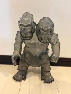 ソフビ sofubi HXS キングゴリラ獣 クリアブラック 怪獣 30cm - メルカリ