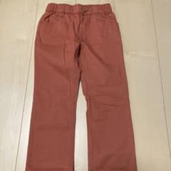 ミキハウス　ピクニック　長丈パンツ　130 レンガ色のサムネイル