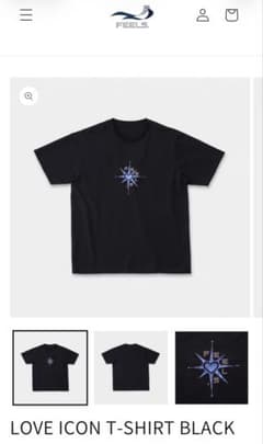 FEELS. LOVE ICON T-SHIRT BLACK Mのサムネイル