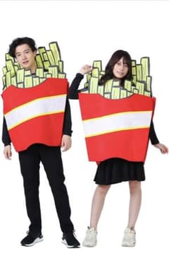 monoii おもしろ コスプレ　 コスチューム 忘年会 フライドポテのサムネイル